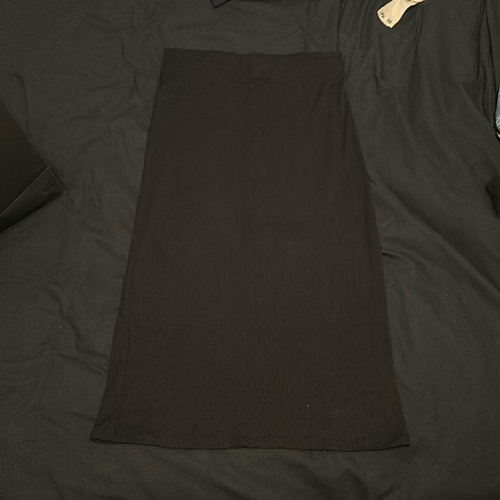 Black Wilfred pencil midi skirt
